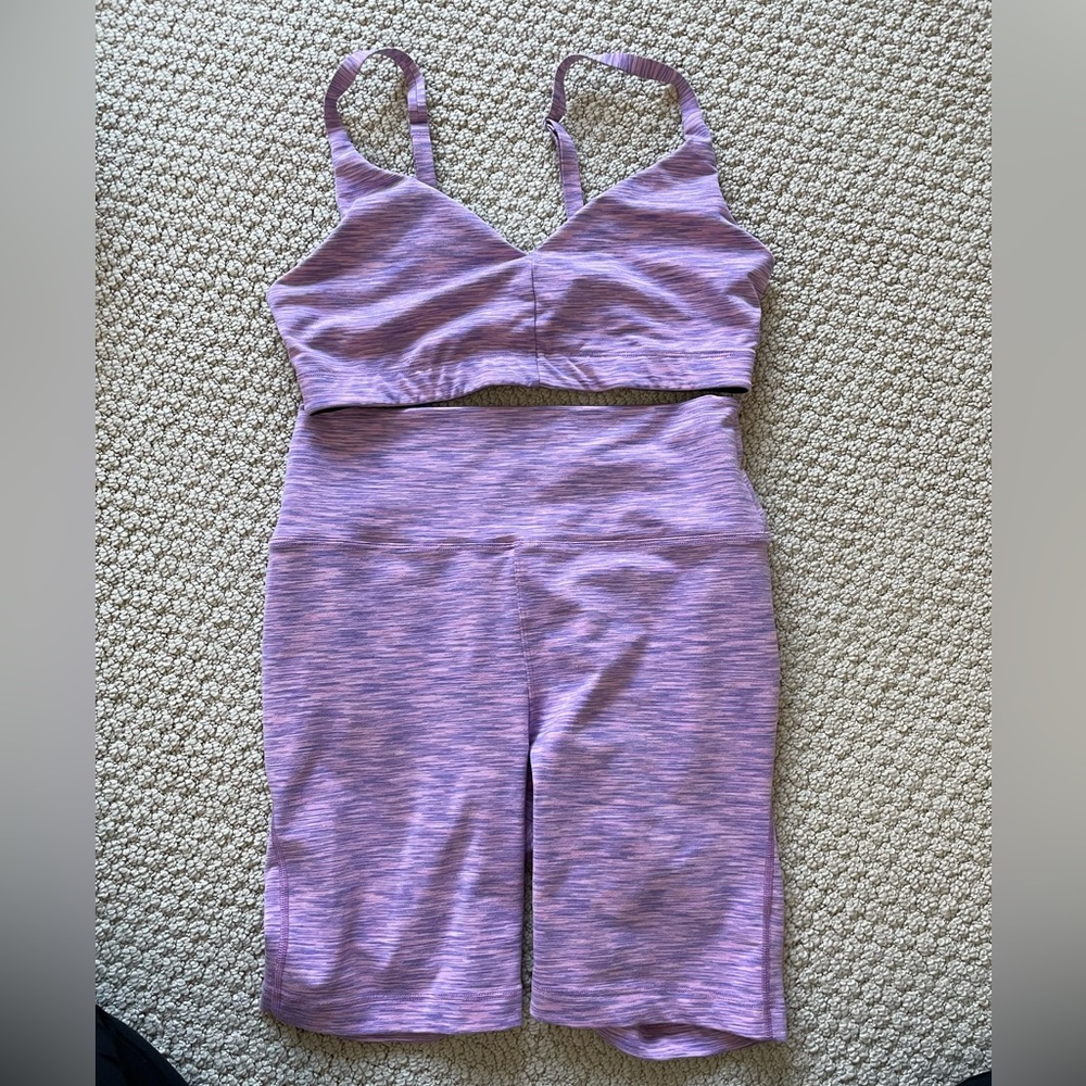 Outdoor voices pink set size M